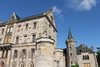 Zu sehen ist ein Teil von Schloss Reinhardsbrunn.