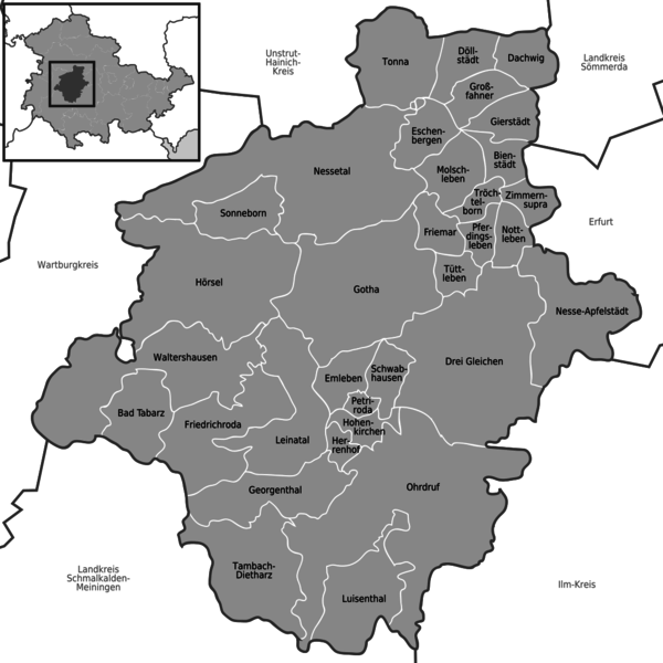 Landkreis Gotha :: Region :: Städte & Gemeinden