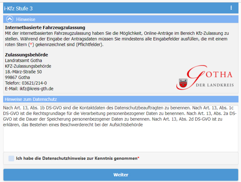 landkreis gotha service kfz zulassung